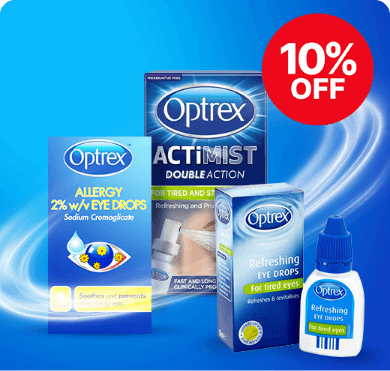 10% off Optrex